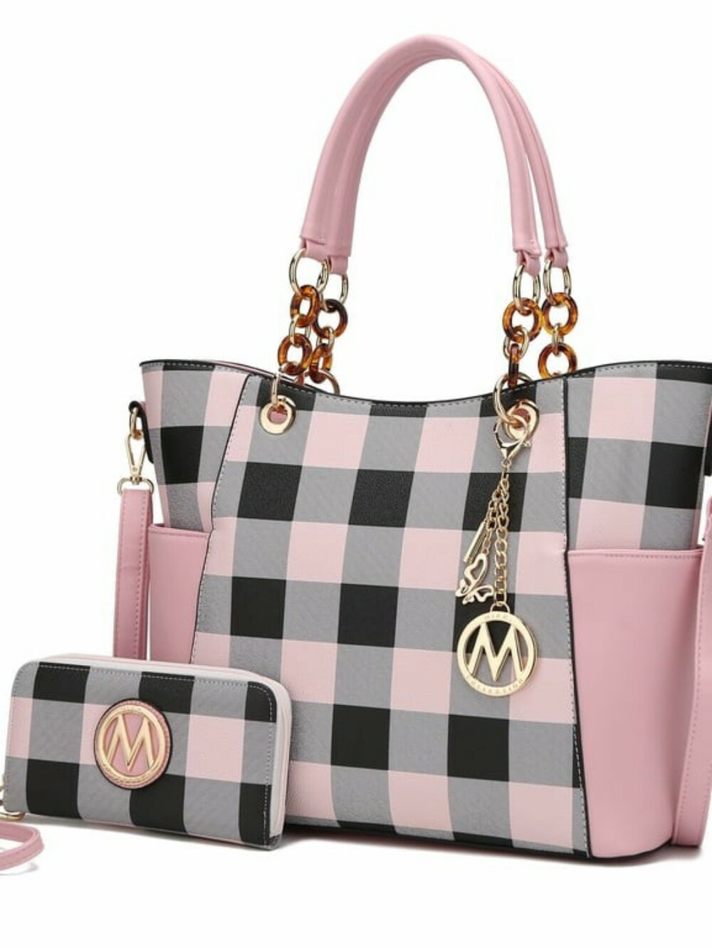MIA K Bonita Tote Bag and Wallet Set
